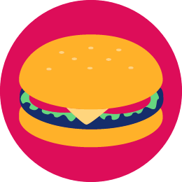 Burgerama and fries